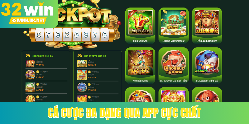 Cá cược đa dạng qua app cực chất